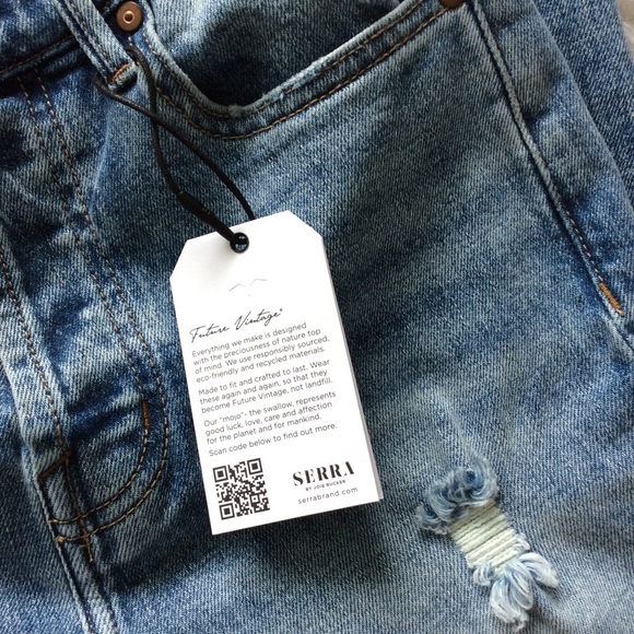 NWT SERRA By Joie Rucker Stevie Straight Flare Jeans - Picture 6 of 7